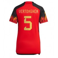 Belgien Jan Vertonghen #5 Heimtrikot Frauen WM 2022 Kurzarm